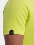 Men's polo shirt with collar - lime green V8 S1745