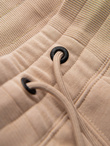 BASIC men's cotton sweatshorts - beige V6 OM-SRBS-0149