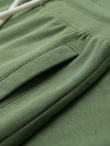 Men's sweatpants with unlined leg - green V3 OM-PABS-0206