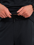 Bawełniany męski dresowy komplet BASIC bluza nierozpinana + joggery – czarny V9 Z84