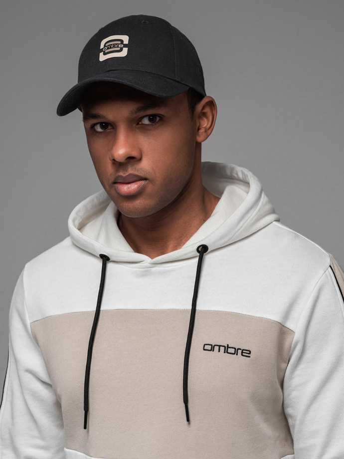 Men's baseball cap with logo - black V2 OM-ACCS-0100