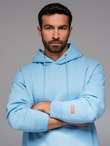 UNISEX sweatshirt set hoodie + athleisure shorts - blue V8 Z110