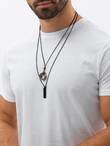 Men's plain t-shirt - white S1224
