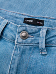 Klasyczne męskie spodnie jeansy SLIM FIT z elastanem – jasnoniebieskie V2 OM-PADP-0216