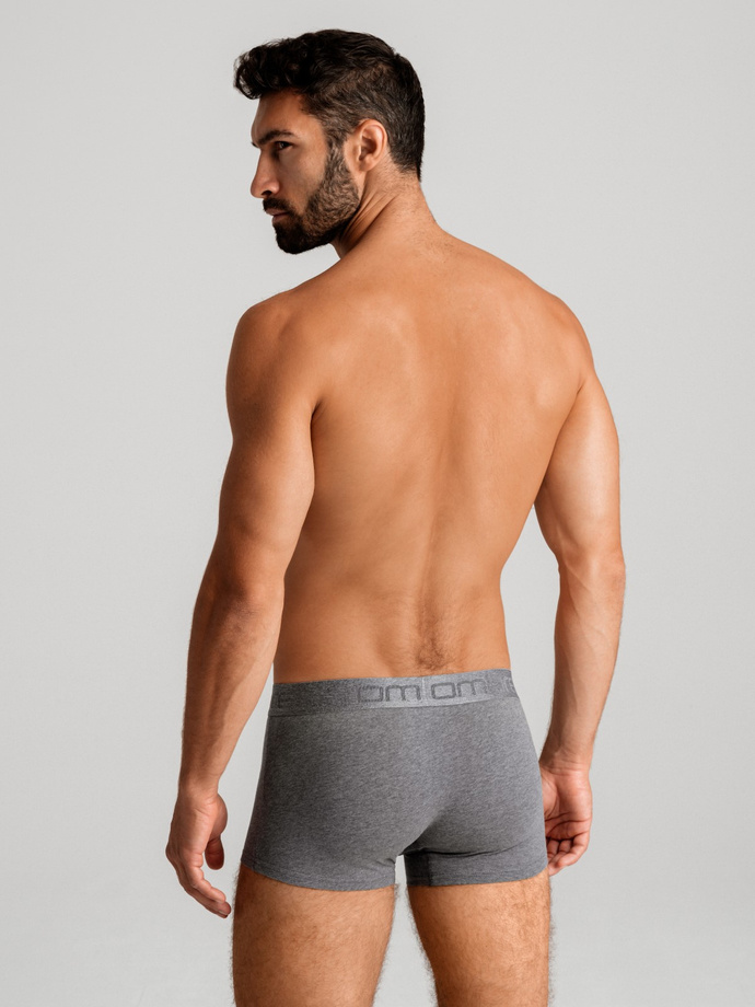 Bokserki męskie bawełniane z logowaniem - 3-pak mix V3 OM-UNBO-0105