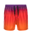 Men's swimming trunks ombre effect - orange V17 OM-SRBS-0125