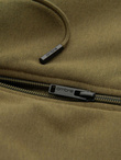 Rozpinana bluza męska dresowa BASIC – oliwkowa V2 OM-SSBZ-0160