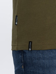 Men's longsleeve with "waffle" structure - olive V3 OM-LSCL-0109