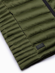 Men's quilted sleeveless - dark green V4 V54