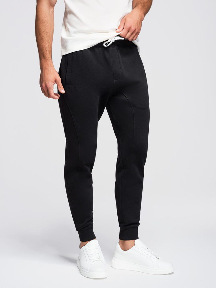 Men's jogger sweatpants - black V5 OM-PABS-0173