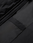 Men's quilted insulated jacket with raglan sleeves - black V4 OM-JAHP-0302