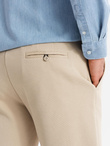 Men's structural knit SLIM FIT shorts - sand V3 OM-SRCS-0169 