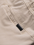 Men's loose-fit shorts with cargo pockets - cream V1 OM-SRCG-0194