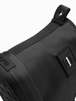 Men's high-top sneakers with decorative toe box - black V1 OM-FOTH-0157