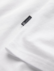 T-shirt męski V-NECK z elastanem - biały V1 OM-TSCT-0106
