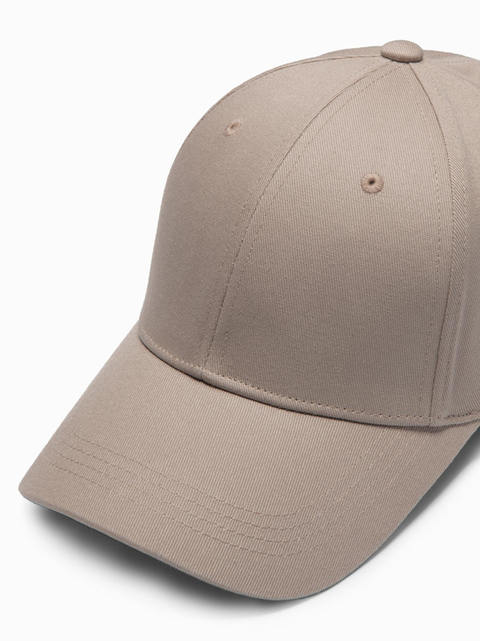 Men's one-color baseball cap - ash V7 OM-ACCS-0105