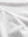 T-shirt męski z ozdobnym efektem confetti - kremowy V1 OM-TSCT-0178