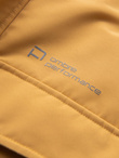 Men's long insulated jacket with reflective elements - yellow V2 OM-JALJ-0169