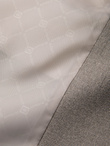 Men's elegant blazer with decorative buttons on cuffs - beige V3 OM-BLZB-0114