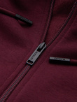 Unzipped cotton men's BASIC sweatshirt - maroon V3 OM-SSBZ-0160