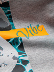 Bawełniany tank top męski z nadrukiem Summer Vibe – szary melanż V3 OM-TSTT-0191