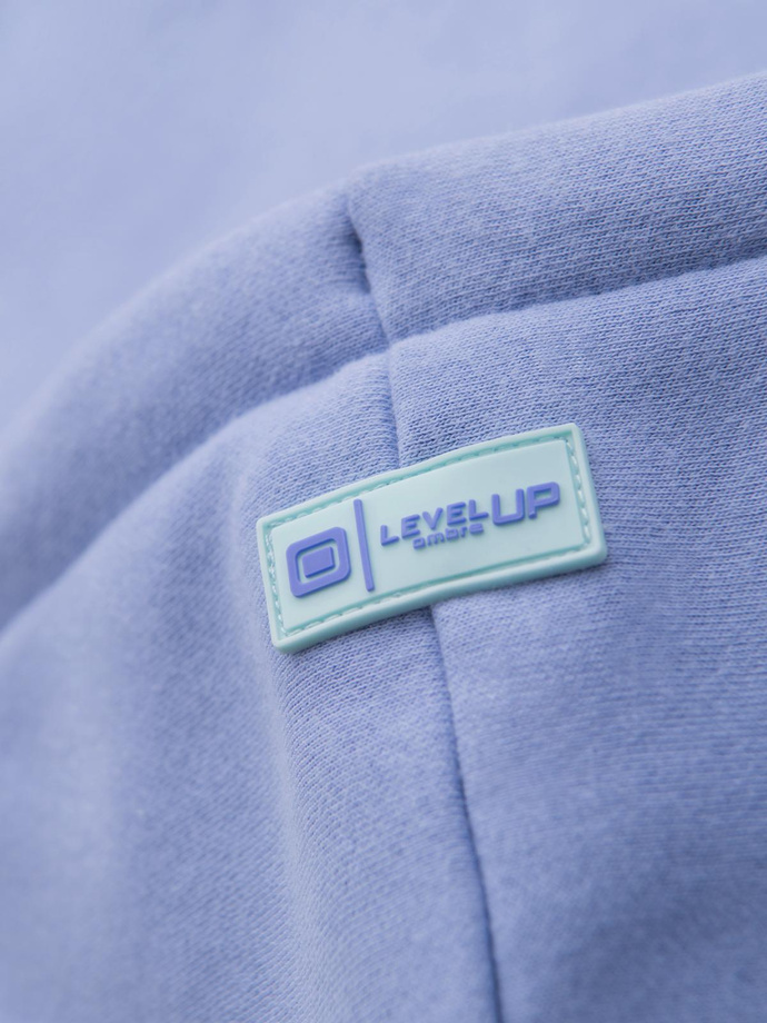 Unisex sweatshirt with hood and pockets - lavender V9 OU-SNBC-0105