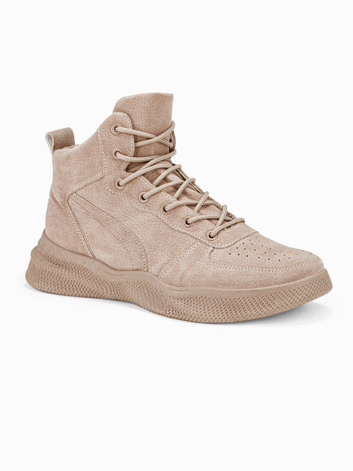 Men's winter shoes trappers - beige T380