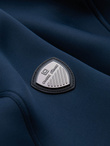 Men's quilted bomber jacket - navy blue V2 OM-JALP-0141