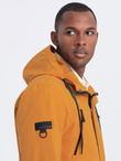 Men's parka jacket with cargo pockets - mustard V3 OM-JANP-22FW-004