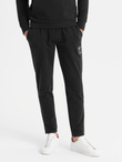 Men's sweatshirt set hoodie + sweatpants - black V1 Z107