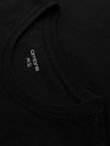 Men's SLIM FIT T-shirt with round neckline and logo - white V1 OM-TSCT-0220