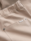 Men's STRAIGHT LEG cargo pants with striped pockets - sand V2 OM-PACG-0197