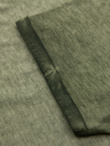 Men's cotton V-neck knit t-shirt with washed effect - olive V9 OM-TSWT-0242