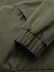 Męska funkcjonalna kurtka przejściowa z kapturem – oliwkowa V2 OM-JANP-0225