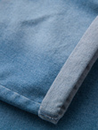 Men's denim shorts with rolled up leg - blue V2 OM-SRDS-0164