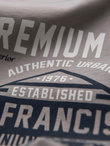 Męski bawełniany t-shirt z nadrukiem San Francisco – popielaty V4 OM-TSPT-0120
