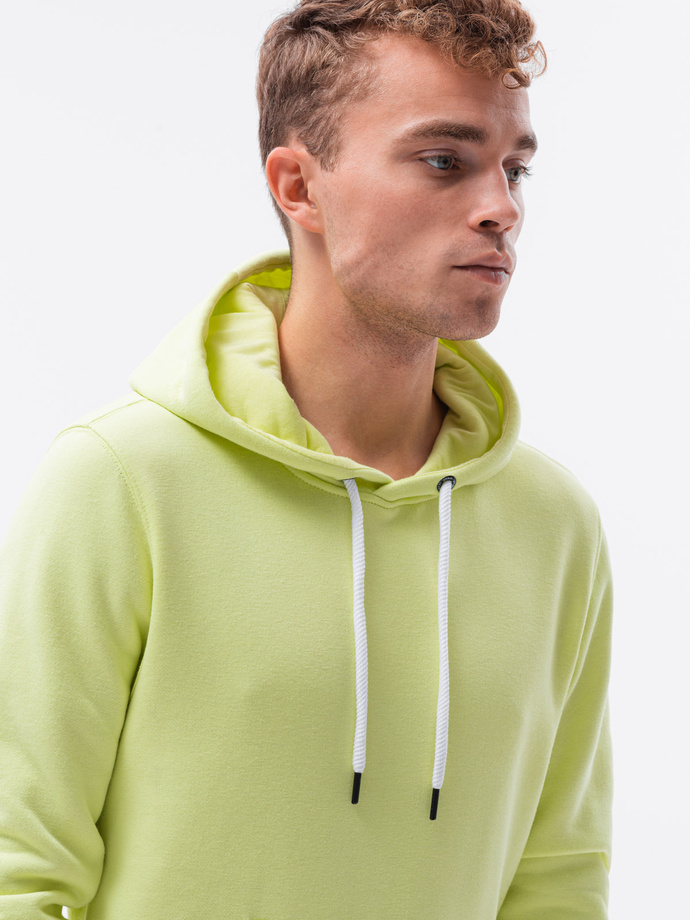 Men's hooded sweatshirt - lime OM-SSBN-0120