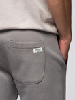 Men's sweatpants with unlined leg - gray V8 OM-PABS-0206