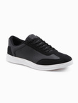 Casualowe buty męskie sneakersy OLDSCHOOL – czarne V2 T393