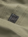 Men's JOGGER pants with zippered cargo pockets - khaki V1 OM-PAJO-0125