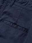 Men's classic chino shorts with rolled up leg - navy blue V10 OM-SRCS-0197