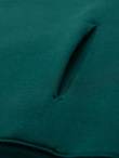 Unisex sweatshirt with pockets and hood - dark green V17 OU-SNBC-0105