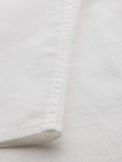 Men's short-sleeved linen-cotton shirt with pocket - broken white V1 OM-SHSS-0167