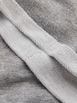 Spodenki męskie z tkaniny melanżowej LOOSE FIT - szare V6 OM-SRSK-0116