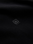 Męska koszulka z okrągłym dekoltem i logotypem SLIM FIT – czarna V3 OM-TSCT-0220
