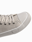 Men's high boots sneakers with decorative trim - ash V3 OM-FOTH-0158