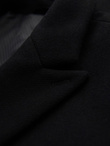 Men's coat with asymmetrical fastening and high collar - light brown V4 OM-COWC-0120