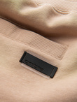BASIC men's cotton sweatshorts - beige V6 OM-SRBS-0149