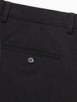 Elegant men's SLIM FIT chino pants - graphite V2 OM-PACP-0191