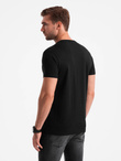 Men's cotton skull shirt - black V1 OM-TSPT-0200